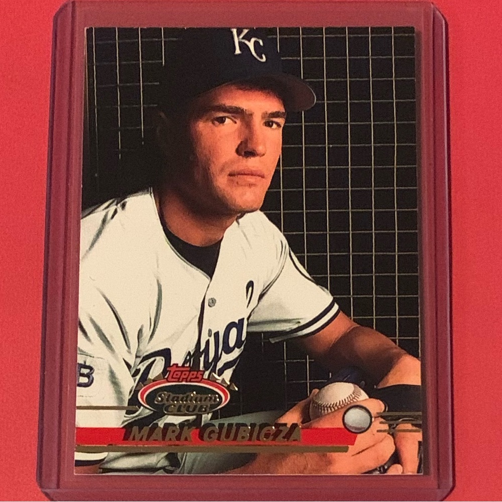 Mark Gubicza #555 1993 Topps Stadium Club Baseball Trading Card